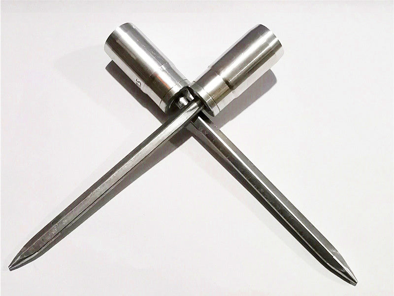 Rod Holder Sleeve Tube with Ground Spike, Aluminum or Stainless – product photo