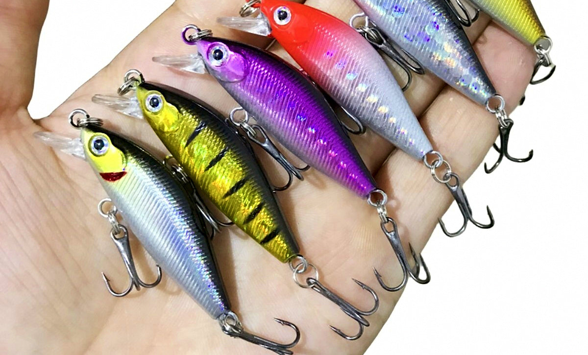 Micro Sinking Minnow Lure, 3.3 g & 4.5 g (0.12 & 0.16 oz) – product photo