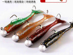 T-Tail Lead Head Soft Bait with Double Hook, 3.5–10 g (0.12–0.35 oz) – product photo