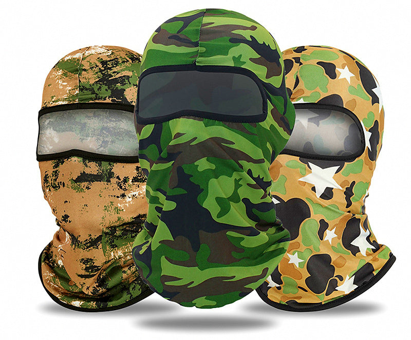 Sun Face Mask Gaiter, Quick-Dry Camo Headwear, One Size – product photo