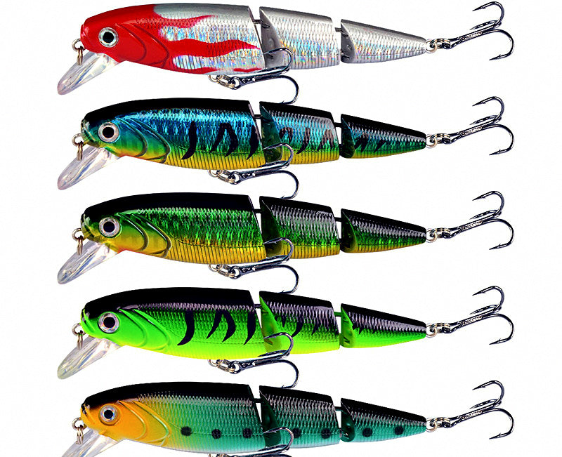 Jointed Floating Minnow Lure with Rattle, 15 g (0.53 oz) – product photo