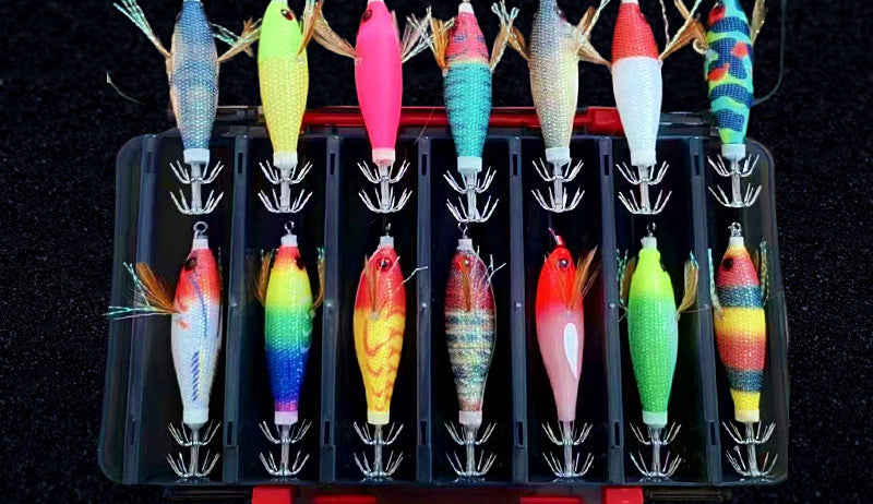 Glow Shrimp-Style Squid Jig, Hard Bait for Boat Fishing – product photo