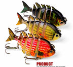 Jointed Swimbait Hard Lure, 8 cm (3.1 in), 16 g (0.56 oz) – product photo