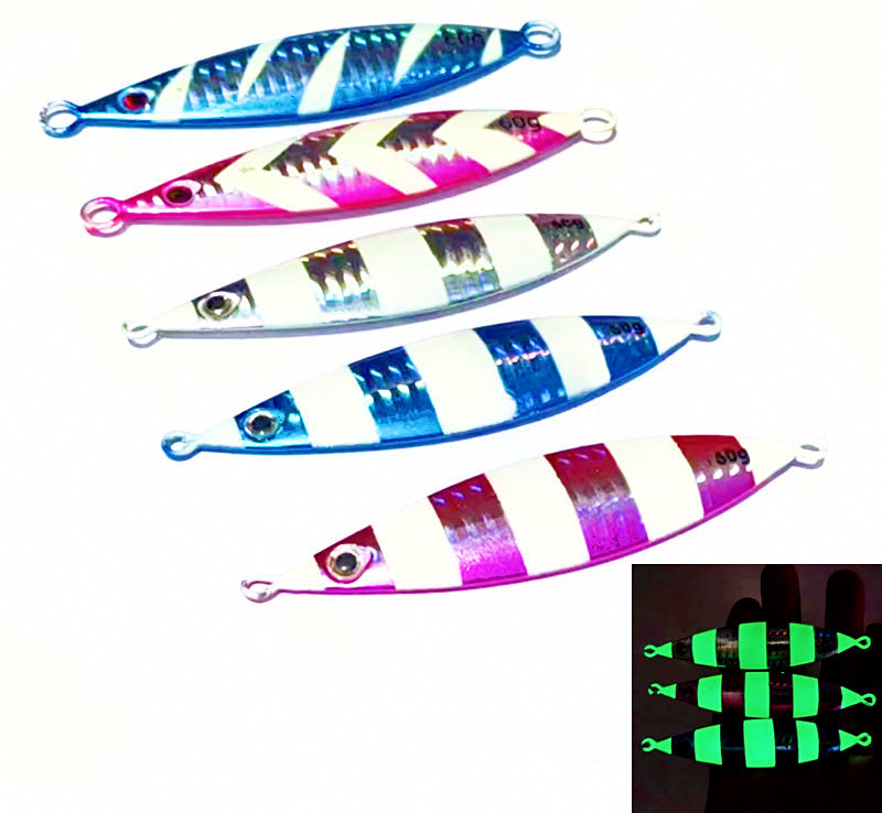 Glow Stripe Metal Jig, 60–120 g (2.1–4.2 oz) – product photo