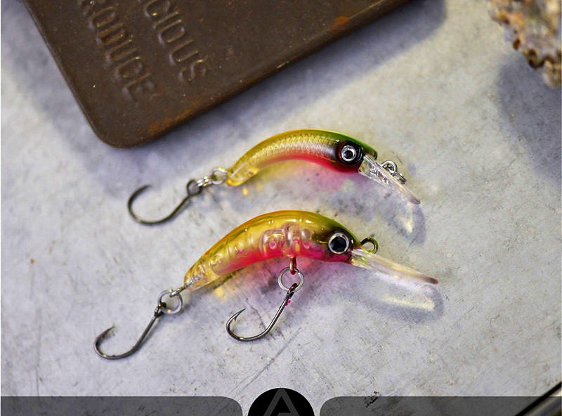 Micro Minnow Hard Bait, 30 mm / 1.2 g (0.04 oz), Single Hook – product photo