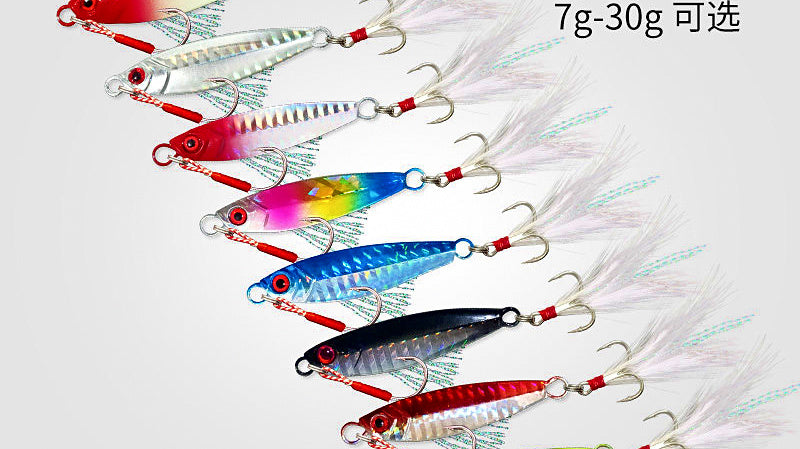 Metal Jig Casting Spoon 10-Pack, 7–30 g (0.25–1.06 oz) – product photo