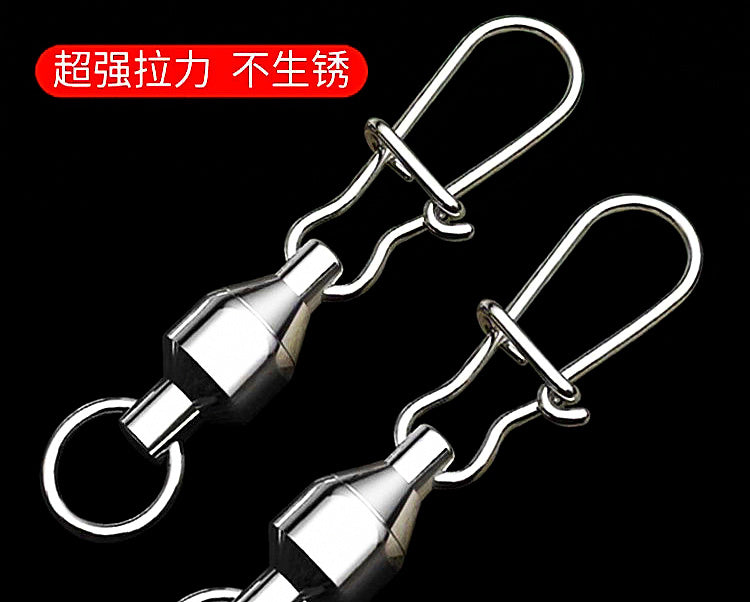 304 Stainless Ball Bearing Swivel, Snap or Figure-8 Ring – product photo