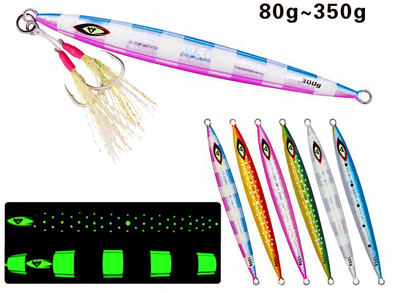 Glow Slow Pitch Jig, 80–350 g (2.8–12.3 oz) – product photo