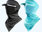 UV Sun Protection Face Mask & Bandana, Mesh Brim Options – product photo