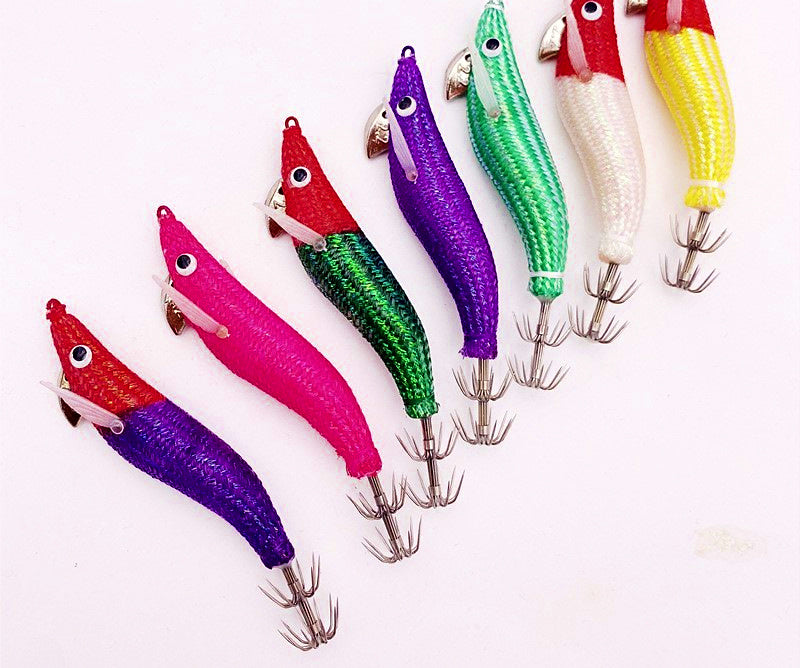 Glow Wood Shrimp Squid Jig, 9 cm / 8 g (0.28 oz) – product photo