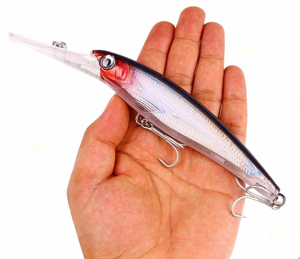 Deep Diving Trolling Minnow Lure, 19.5 cm or 22 cm – product photo