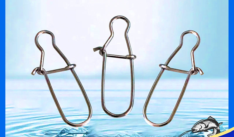 Fast Change Safety Pin Snaps, Stainless or Carbon Steel – product photo
