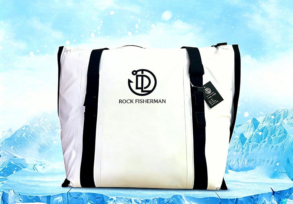 Soft Insulated Fishing Cooler Bag with Rod Holder, 20-32 L – product photo