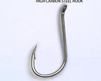 Long Shank Bent Fishing Hooks, Size 14 to 10/0 – product photo