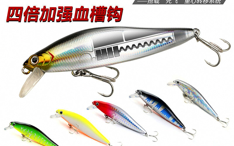 Sinking Minnow Hard Bait, 5–14 g (0.18–0.49 oz) – product photo