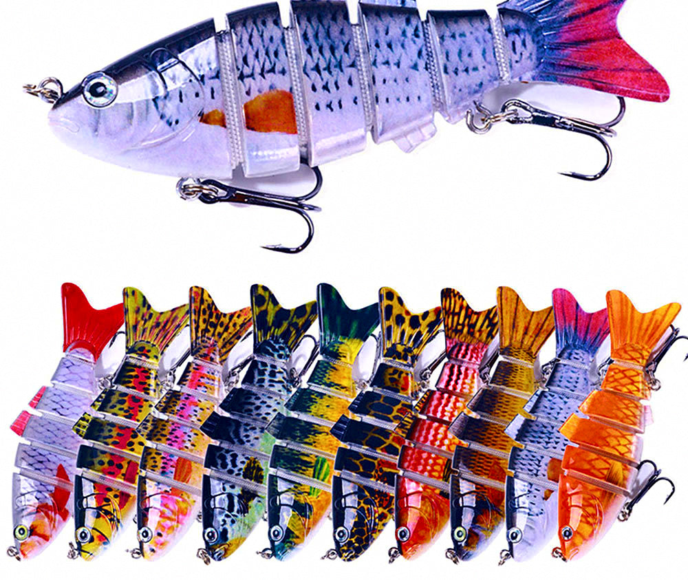 Jointed Swimbait Lure, 10 cm 18 g (0.6 oz), Size 6 Hooks – product photo