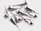 Drop Shot Sinker Weights, 10-Pack, 2.5–11 g (0.09–0.39 oz) – product photo