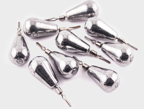 Drop Shot Sinker Weights, 10-Pack, 2.5–11 g (0.09–0.39 oz) – product photo