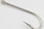 Long Shank Barbed Eyed Fishing Hooks, Sizes 1–20 – product photo