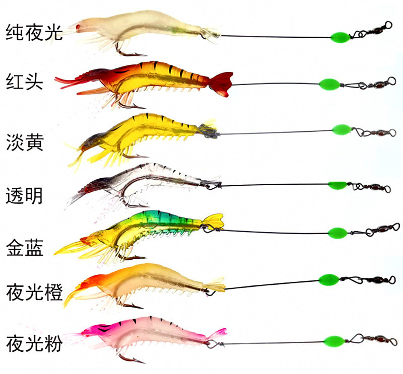 Soft Shrimp Lure, 7 cm (2.8 in) Soft Plastic Bait – product photo