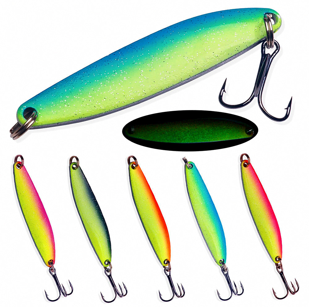 Double Bend Casting Spoon Lure, 6.5 cm (2.6 in), 13 g (0.46 oz)