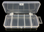 Clear Plastic Lure & Tackle Box, 13.3 x 6.2 x 2.5 cm (5.2 in) – product photo