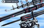 Telescopic Surf Casting Rod, Carbon, 2.7–4.5 m (8.9–14.8 ft) – product photo