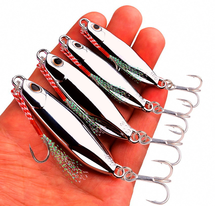 Mirror Plated Metal Jig, 7–80 g (0.25–2.8 oz) – product photo