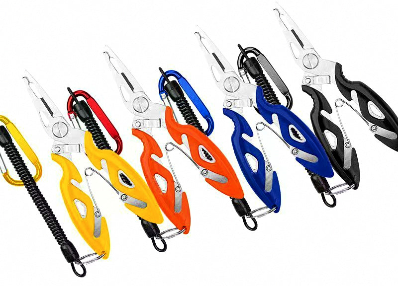 Fishing Pliers with Lanyard and Pouch, 420 Stainless Steel – product photo