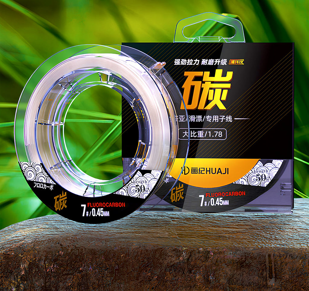 Carbon Leader Line, Sizes #0.4–#20, 50 m / 100 m Spools – product photo