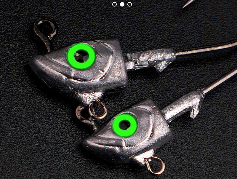 Glow Fish Eye Jig Head Hooks, 3.5–7 g (1/8–1/4 oz) – product photo