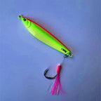 Cod Flat Metal Jig, Glow, 150–200 g (5.3–7.1 oz)
