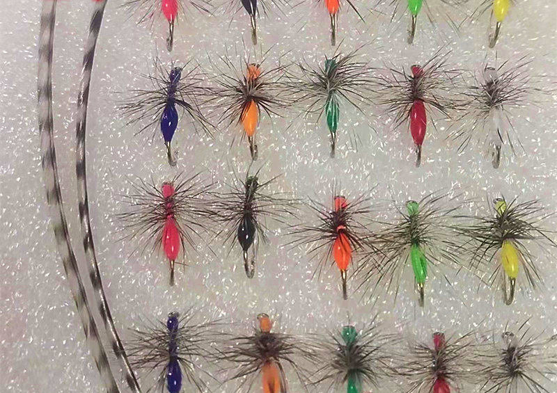 Floating Micro Insect Flies, Barbed Fly Hooks Set – product photo