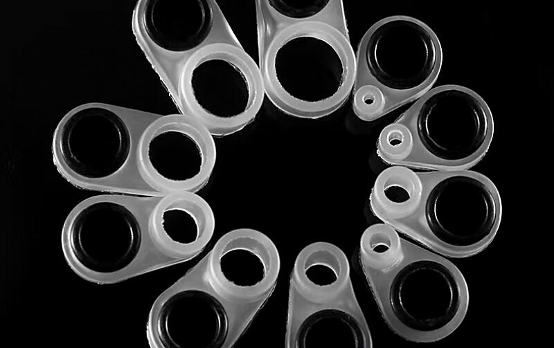 Silicone Line Guide Rings, 14-Pack, Black Eye – product photo