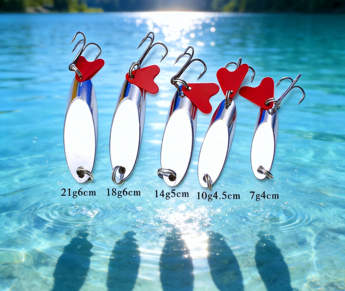 Slanted Cut Casting Spoon, 14–21 g (0.5–0.75 oz) – product photo