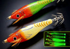 Glow Wooden Shrimp Squid Jig (Egi), 6.5 g (0.23 oz) – product photo