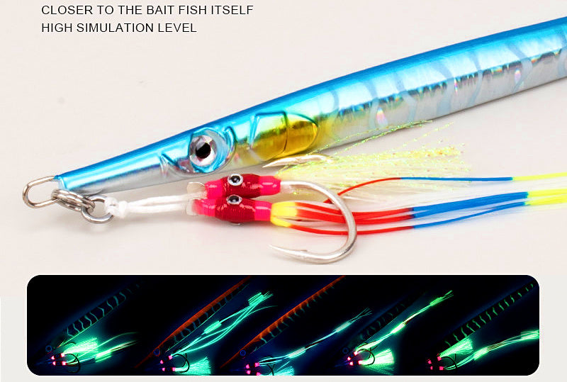 Speed Vertical Jig, 80–100 g (2.8–3.5 oz), UV Glow – product photo