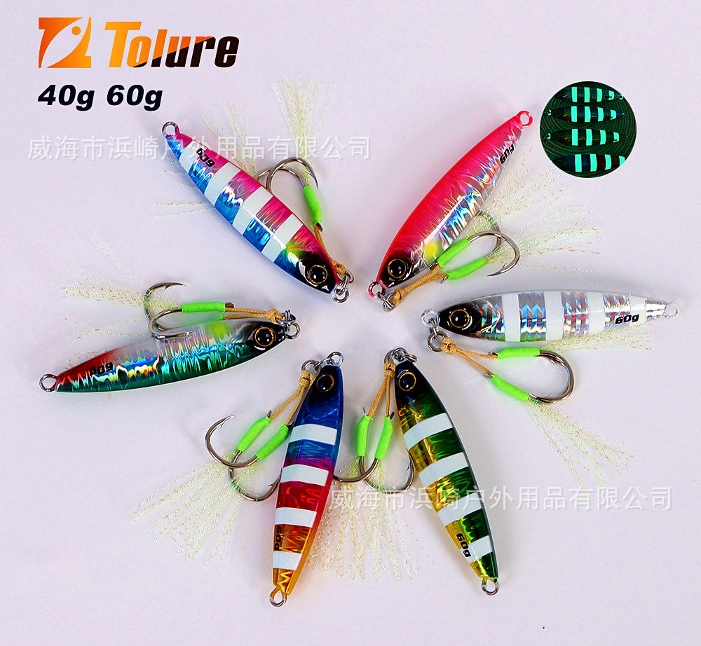 Glow Lead Casting Jig, 40 & 60 g (1.4 & 2.1 oz) – product photo