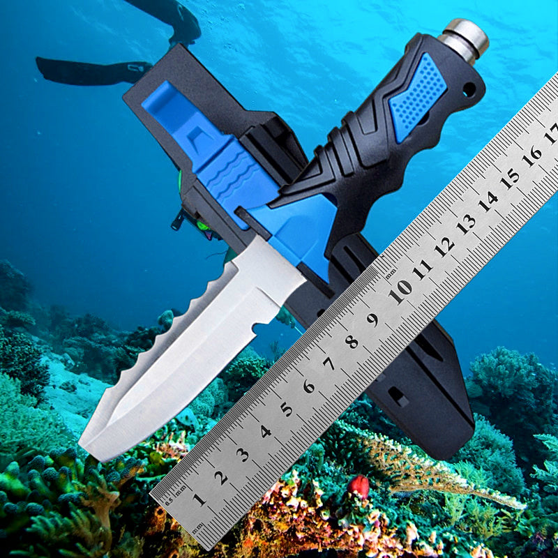 Stainless Steel Dive Knife, 3.7 in (9.5 cm) Blade – product photo