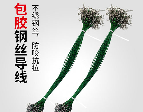 Coated Steel Wire Leader, 30 cm (12 in) Bite-Proof – product photo