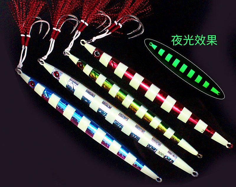 Glow Metal Jig, Fast-Sinking, 100–400 g (3.5–14.1 oz) – product photo