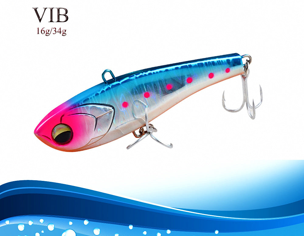 VIB Lipless Vibration Lure, 16 g (0.56 oz) & 34 g (1.2 oz) – product photo