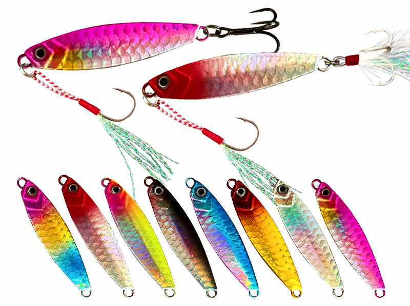 Fish-Scale Casting Metal Jig, 7–40 g (0.25–1.4 oz) – product photo