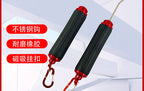 Line Puller Handle & Knotting Bar, Aluminum + Silicone – product photo