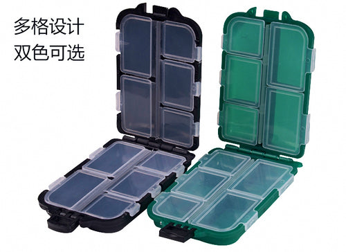 10-Compartment Small Tackle Box, 9.5 x 6.5 x 3 cm (3.7 in) – product photo