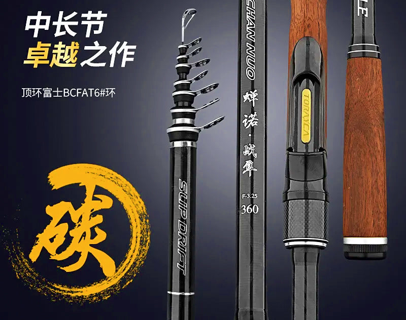 Sliding Float Rock Fishing Rod, 5-Pc, 3.6–4.5 m (11.8–14.8 ft) – product photo