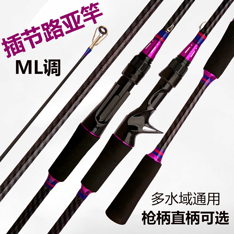 2-Piece Fiberglass Lure Rod, 1.65–2.4 m (5.4–7.9 ft) – product photo