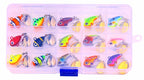 Micro VIB Blade Bait Lure Set with Spoons, 15-Piece – product photo