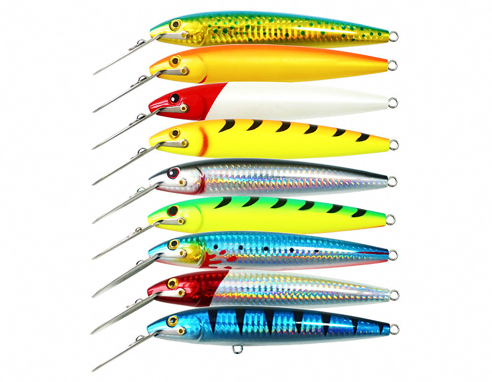 Trolling Diving Minnow Plug, 30 g (1.1 oz), 2-4 m Depth – product photo