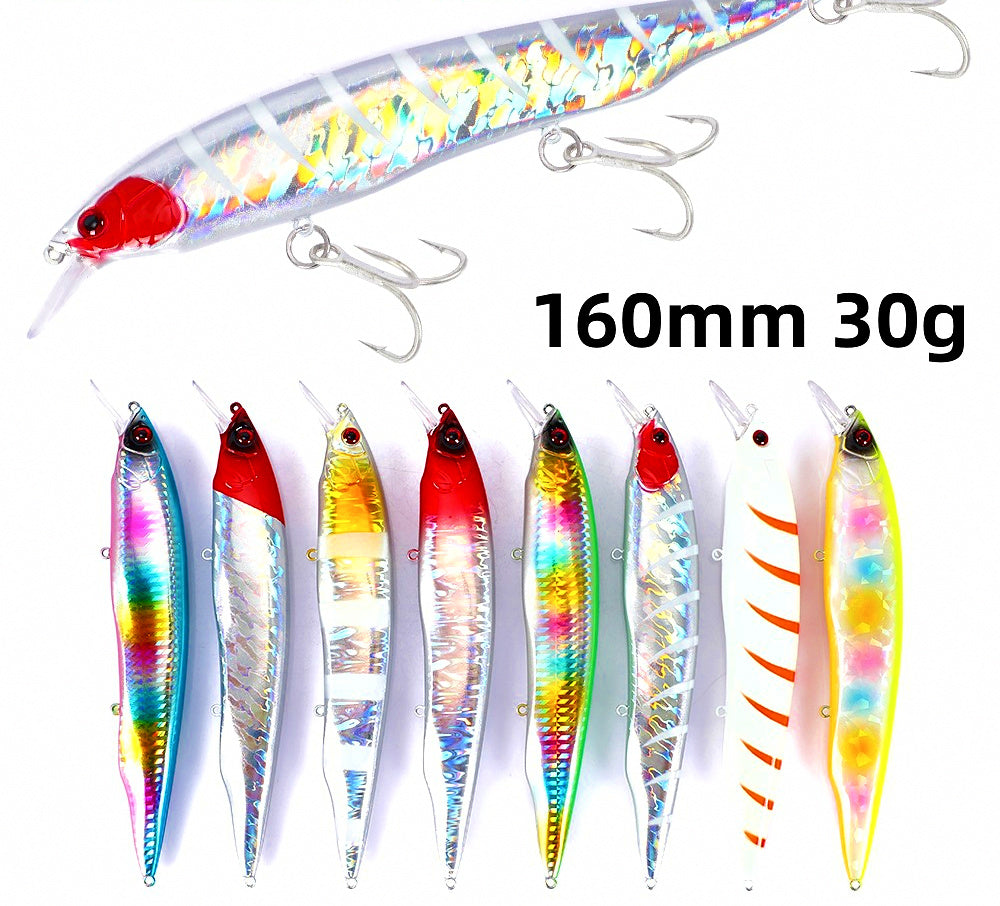 Saltwater Minnow Hard Bait, 16 cm (6.3 in), 30 g (1.1 oz) – product photo